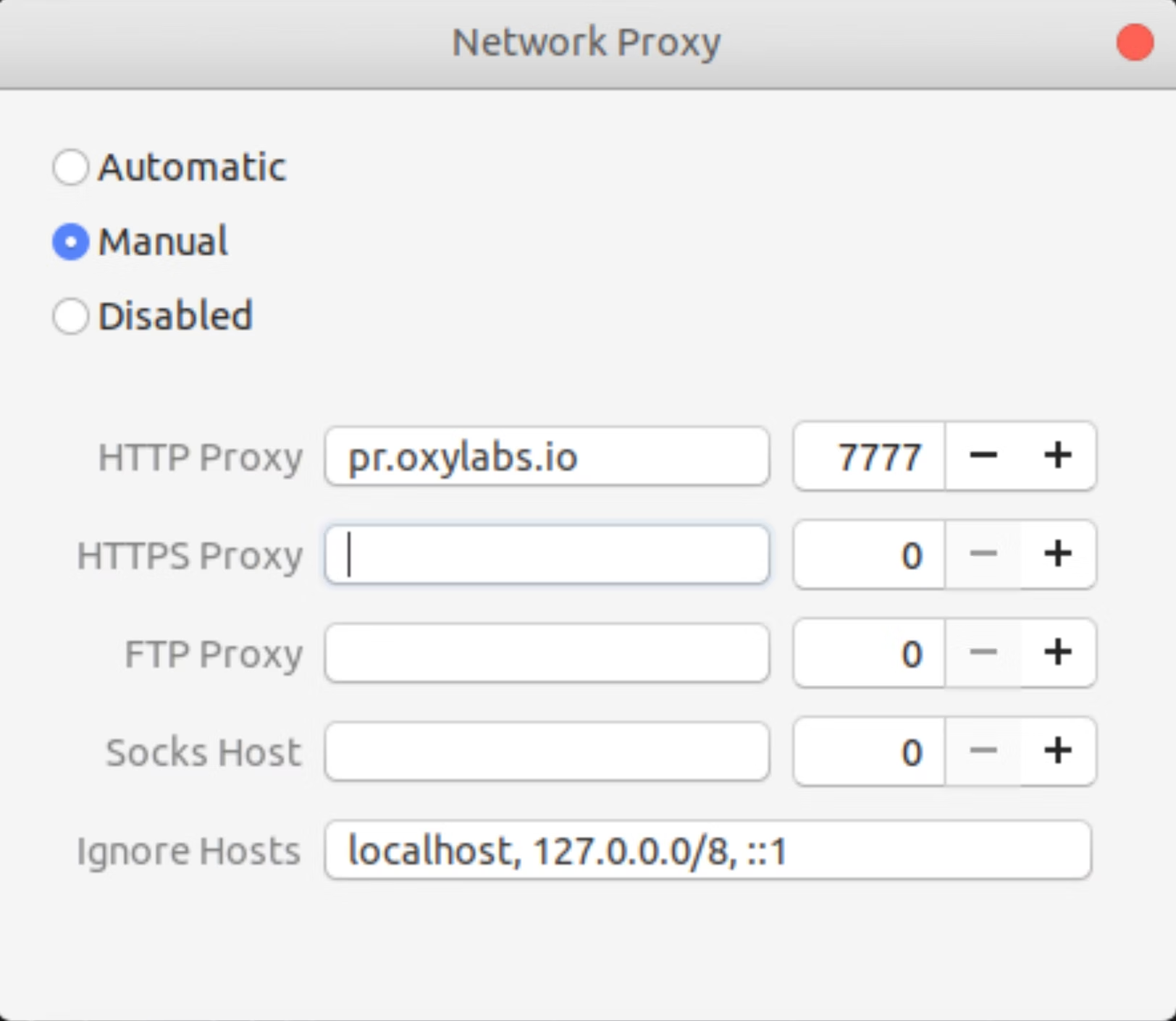 Network Proxy